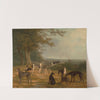 Nine Greyhounds in a Landscape by Jacques-Laurent Agasse