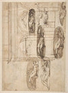Nine Studies for the Eve in Santa Maria della Steccata, Parma
