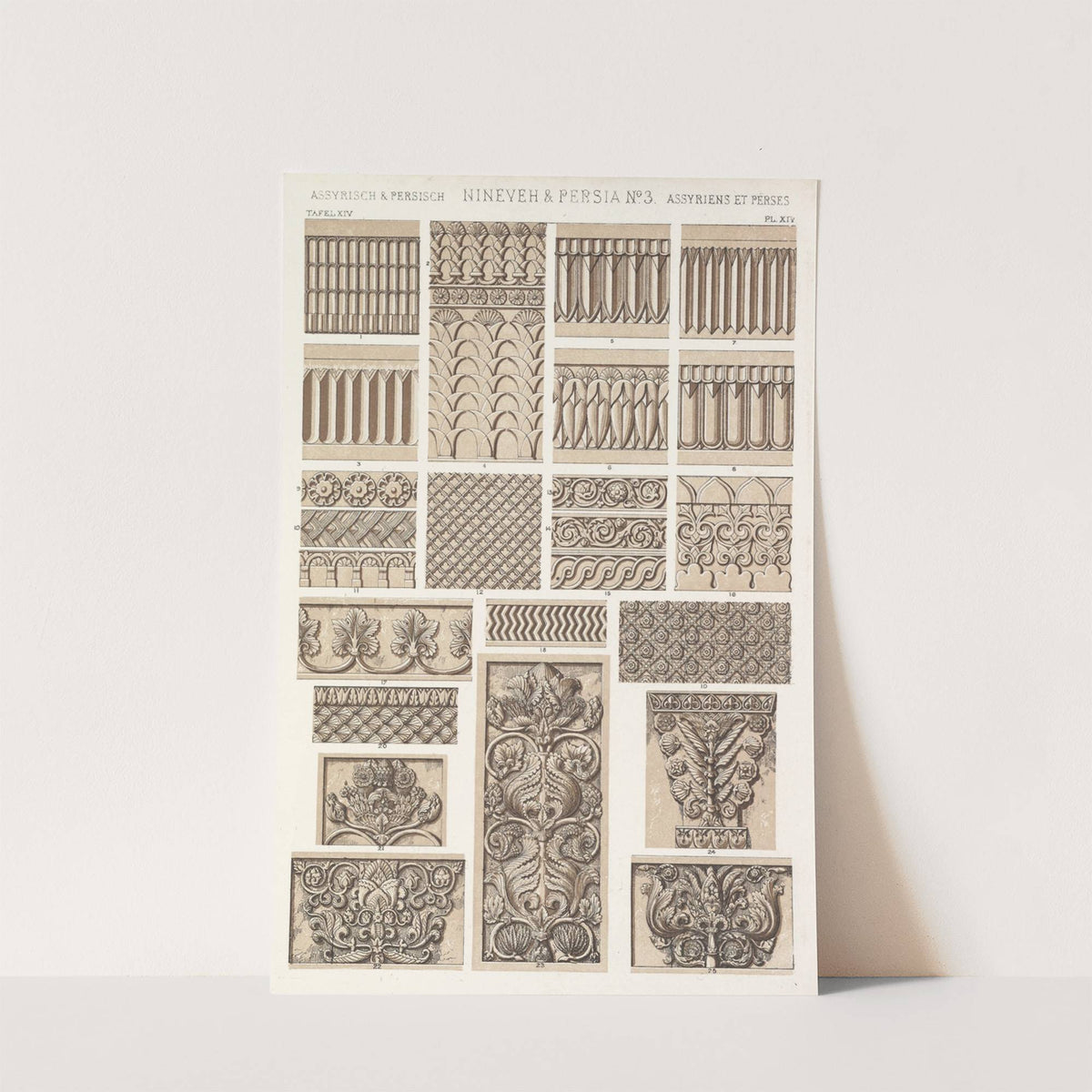 Nineveh & Persia No. 3 (1856) by Owen Jones