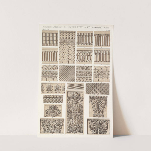 Nineveh & Persia No. 3 (1856) by Owen Jones