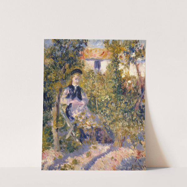 Nini in the Garden (Nini Lopez) by Pierre-Auguste Renoir