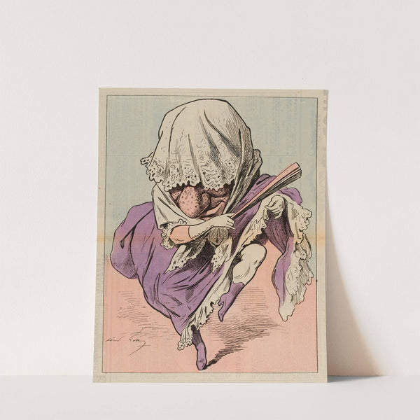 Niniche, par Gill (Rôle de Mme Judic aux Variétés) (1878) by André Gill