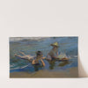 Niños En La Playa (Children Playing On The Beach) (1904) by Joaquín Sorolla