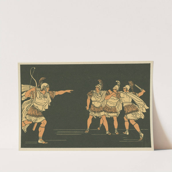 Nisus and Euryalus (1878) by Bartolomeo Pinelli