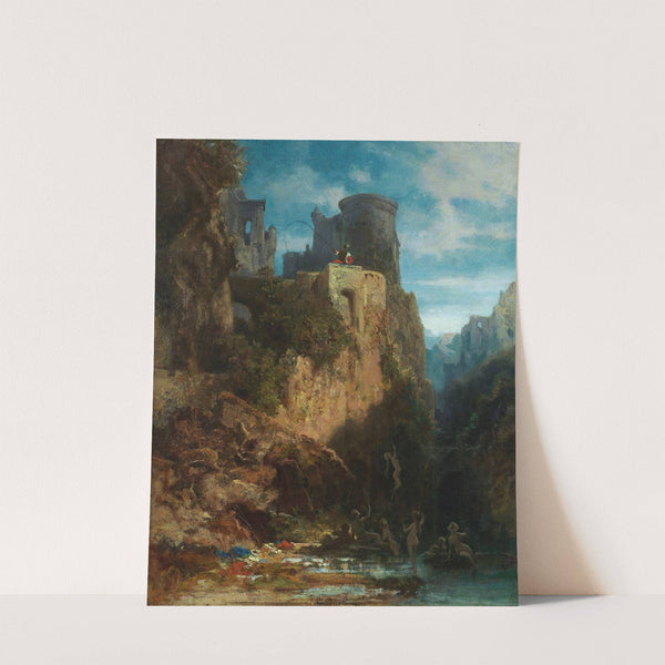 Nixenfang (Ca. 1860) by Carl Spitzweg