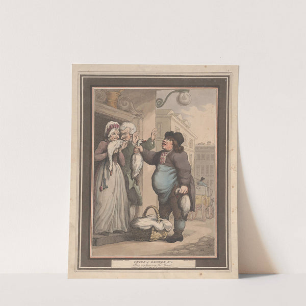 No.2; Buy my Goose, my fat Goose (1799) by Thomas Rowlandson