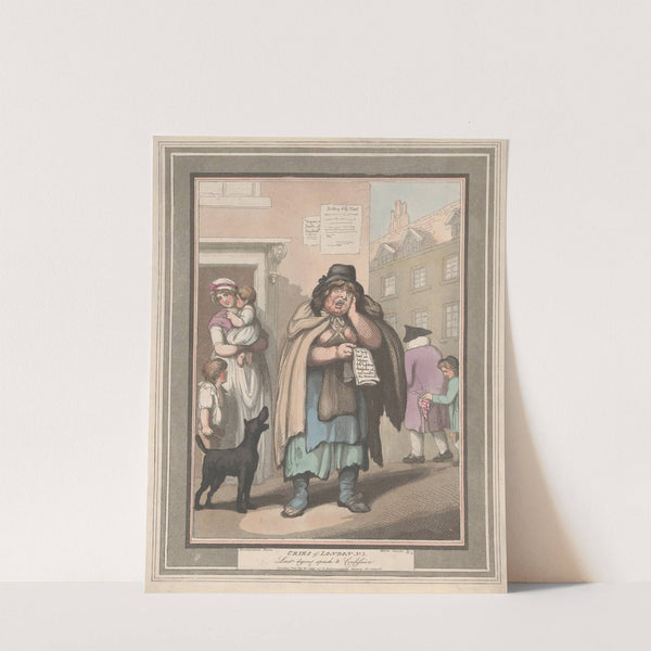 No.3; Last Dying Speech and Confession (1799) by Thomas Rowlandson