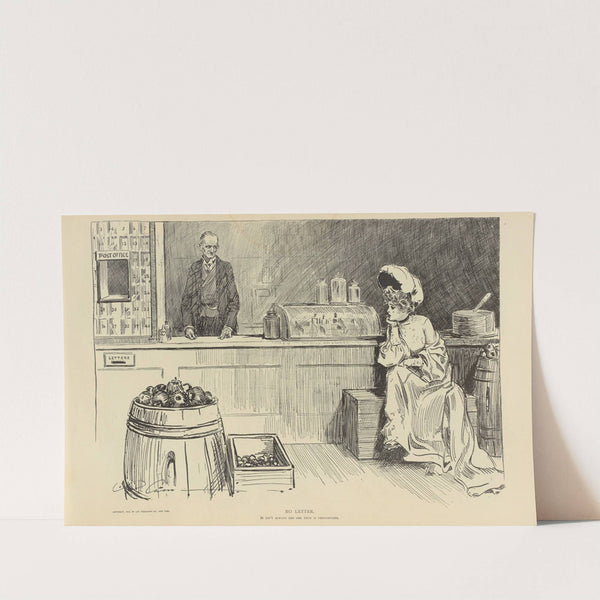 No letter (1900-1905) by Charles Dana Gibson