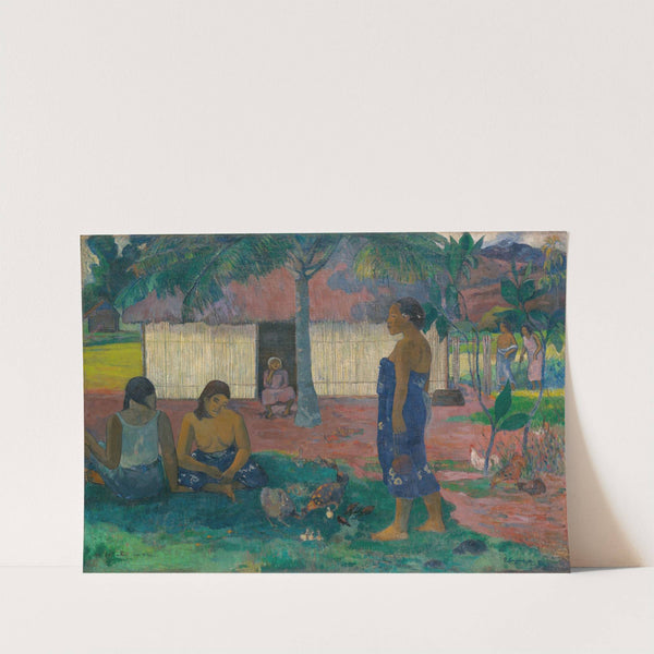 No te aha oe riri (Why Are You Angry) by Paul Gauguin