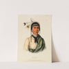 No-Tin. A Chippewa Chief (1842) by Charles Bird King