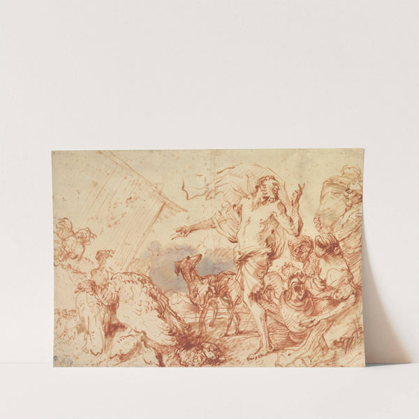 Noah Entering the Ark (1609–64) by Giovanni Benedetto Castiglione