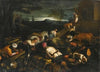 Noah Leading The Animals Onto The Ark