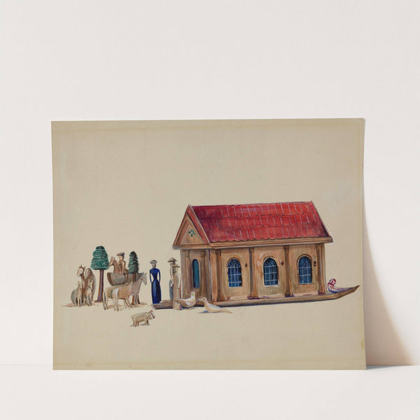 Noah's Ark with Animals by Mina Lowry