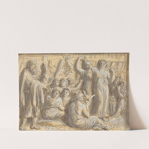 Noah’s Warning about the Coming Flood Goes Unheeded by Luigi Ademollo