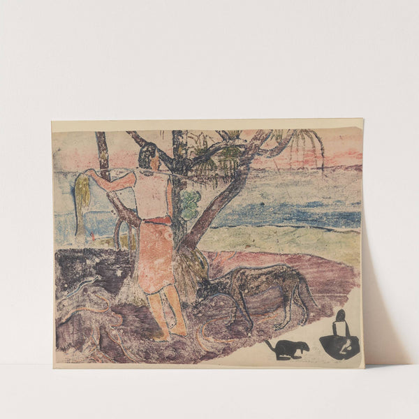 Noanoa Pl.02 by Paul Gauguin