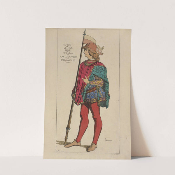 Noble de Venise. 1488. Tableau de Carlo Crivelli a Bréra de Milan. by Raphaël Jacquemin