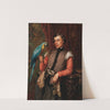 Nobleman with a Parrot by Józef Simmler