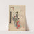 Noblewomen of the Tokugawa Period; Thirty-six Beauties (Sanjuroko kasensoro) Pl.28 (1891–1893) by Toshikata Mizuno