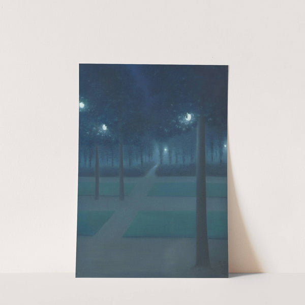 Nocturn in the Parc Royal, Brussels by William Degouve de Nuncques