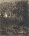 Nocturnal Scene in a Forest