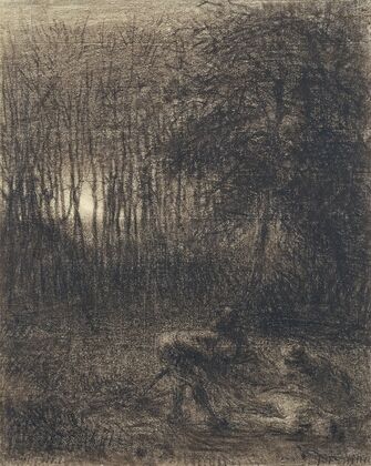 Nocturnal Scene in a Forest
