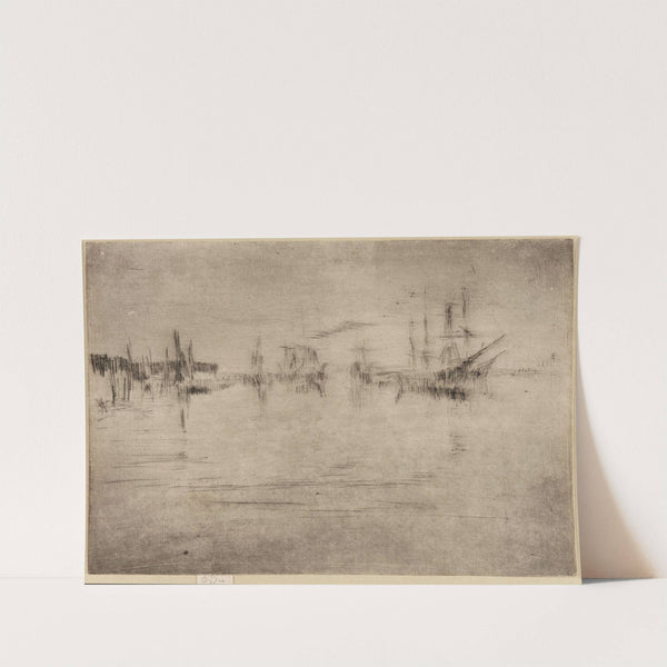 Nocturne Shipping (1879-1880) by James Abbott McNeill Whistler
