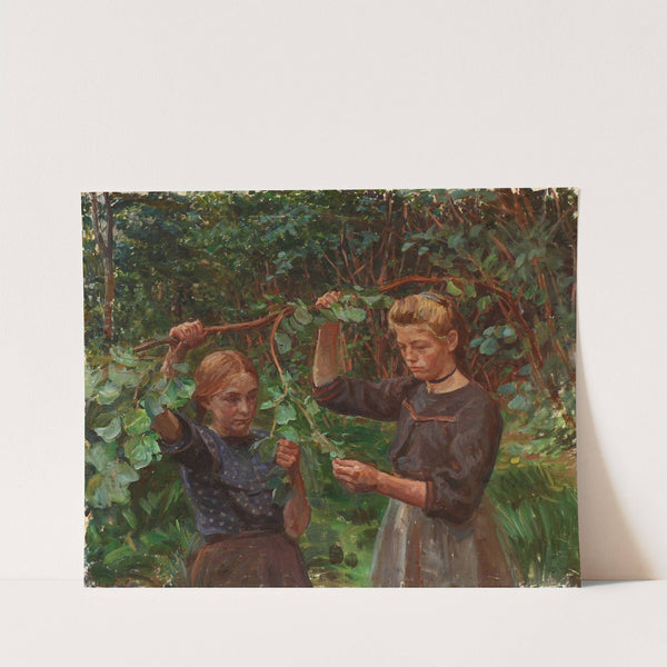 Nødderne plukkes by Peter Hansen