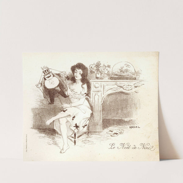 Noël à Montmartre by Auguste Roedel