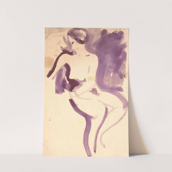 Nøgen, siddende kvindelig model (1905 – 1907) by Karl Isakson