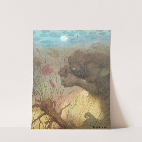 Nokken Fishing by Theodor Kittelsen