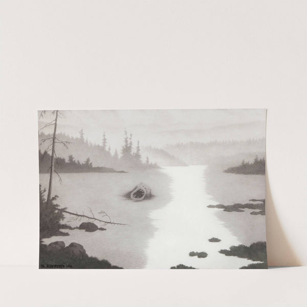 Nokken Screams by Theodor Kittelsen