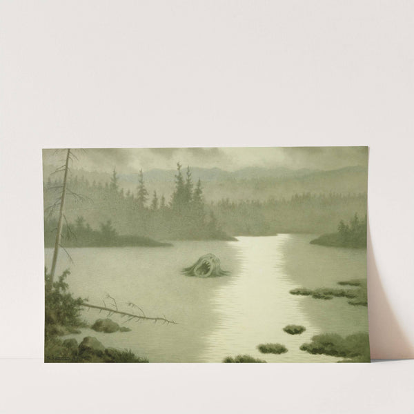 Nokken Screams by Theodor Kittelsen