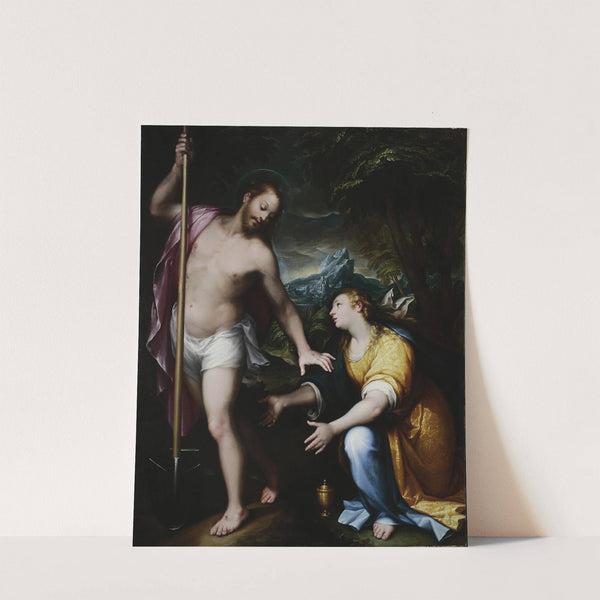 “Noli me tangere” – Resurrected Christ appearing to Mary Magdalene (John 20-14-17) by Denys Calvaert