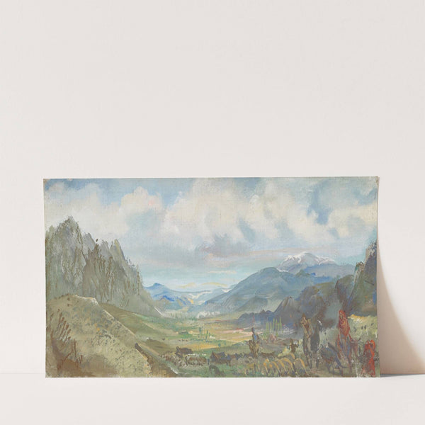 Nomades Kurdes dans les défilés du Zagros (1931) by Alexandre Jacovleff