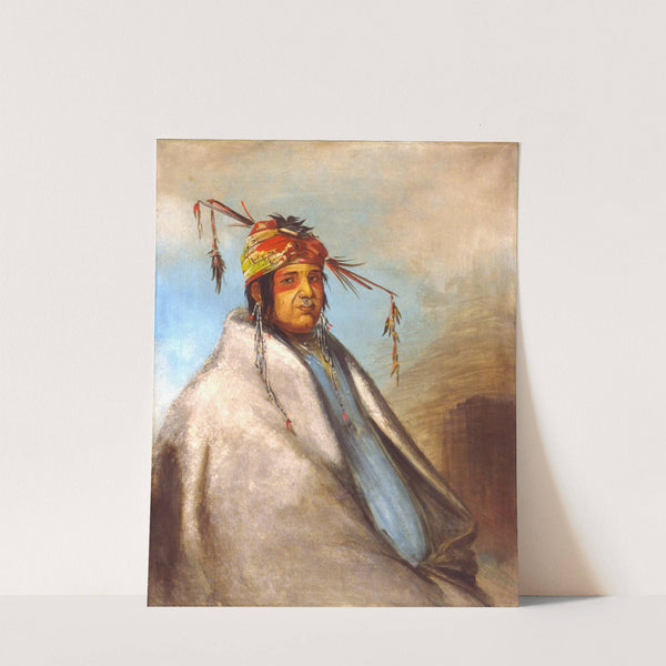 Non-on-dá-gon, a Chief by George Catlin