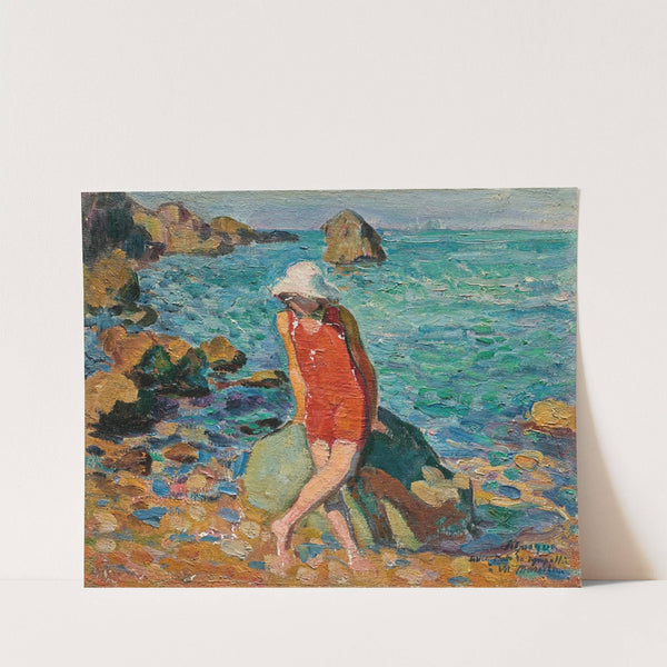 Nono au bord de la mer by Henri Lebasque