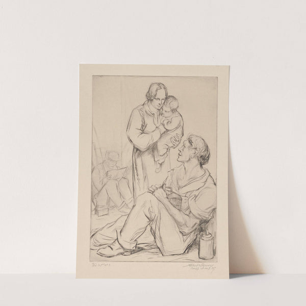 Noon hour by Albert Sterner