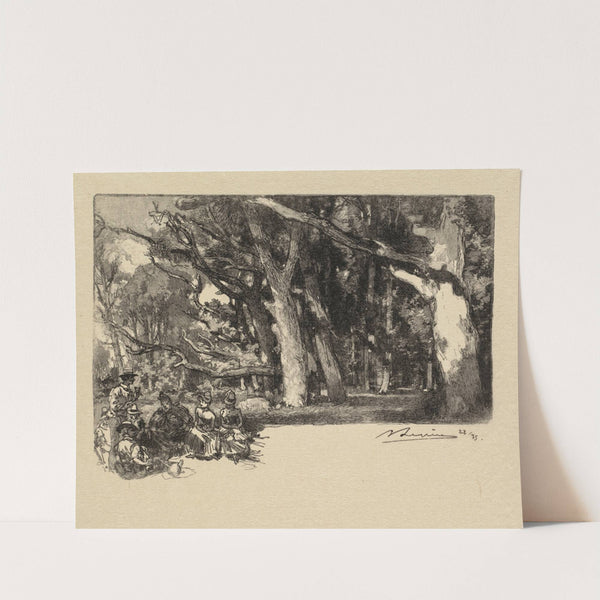 Noon under the Trees (1890) by Auguste Louis Lepère