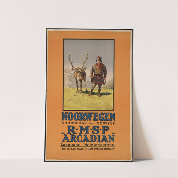 Noorwegen R.M.S.P ‘Arcadian’; Noordkaap en Oostzee ; luxueuse pleiziervaarten (1913) by Willy Russel