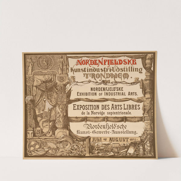 Nordenfjeldske Kunstindustri-Udstilling Trondhjem (1893) by William Sophus Bergstrøm