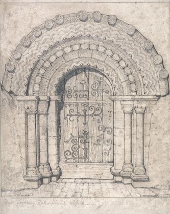 North Doorway of Hales Church, Norfolk