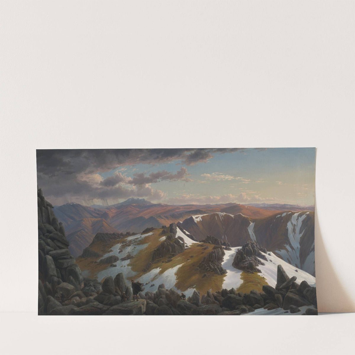 North-east view from the northern top of Mount Kosciusko by Eugène von Guérard