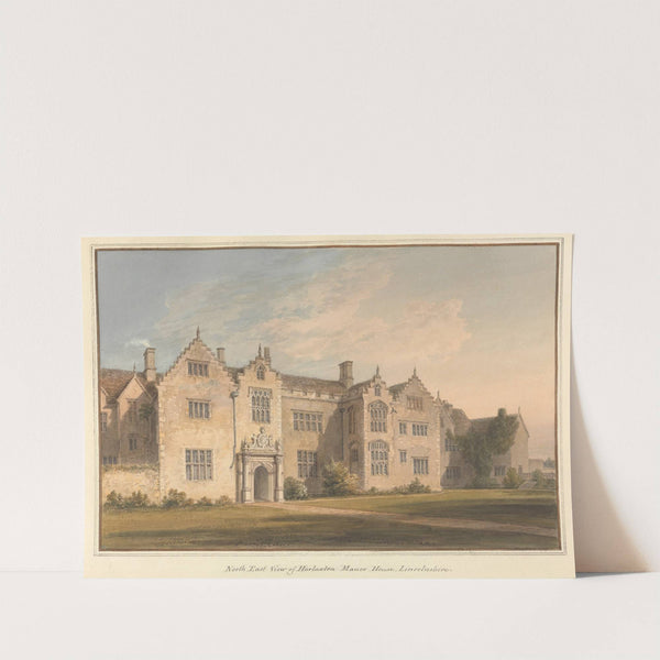 North East View of Harlaxton Manor House, Lincolnshire by John Buckler