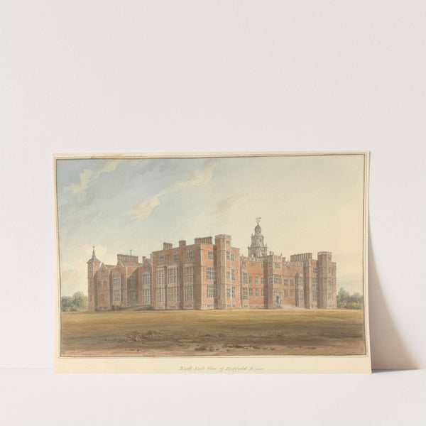 North East View of Hatfield House by John Buckler