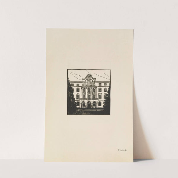 North Facade of Schloss Leopoldskron (1920) by Lucie Sayler