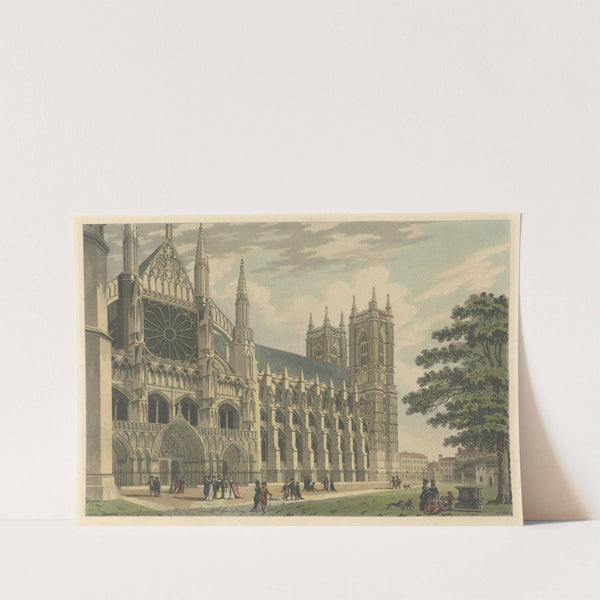 North Front of Westminster Abbey by Thomas Malton
