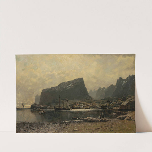 North Norwegian Coastal landscape by Adelsteen Normann