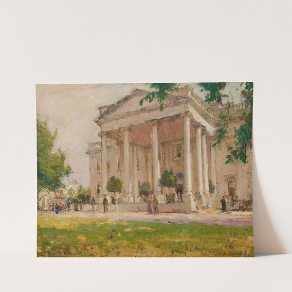 North Portico, The White House, Washington, D.C. by Colin Campbell Cooper