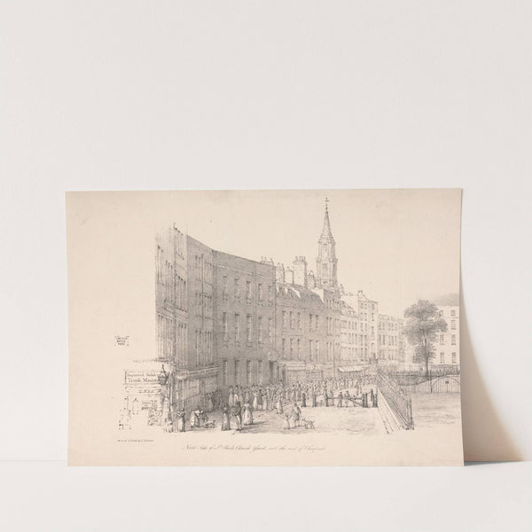 North Side of St. Paul's Church Yard by Thomas Horner