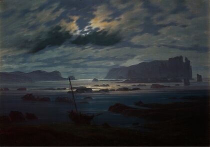 Northern Sea in the Moonlight